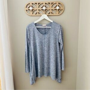 Altar'd State Long Sleeve Sweater Top Blue Sz Medium